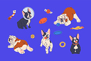 English & French bulldogs, dogs set, an Animal Illustration by Good Studio (Thumbnail 4 of 7)