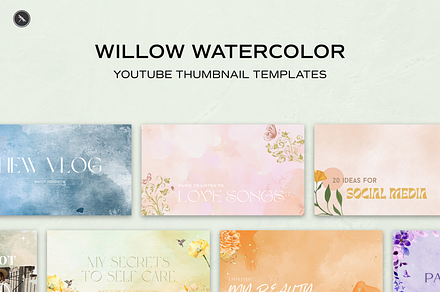 Willow Watercolor Youtube Thumbnail
