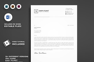 Minimal Professional Letterheads