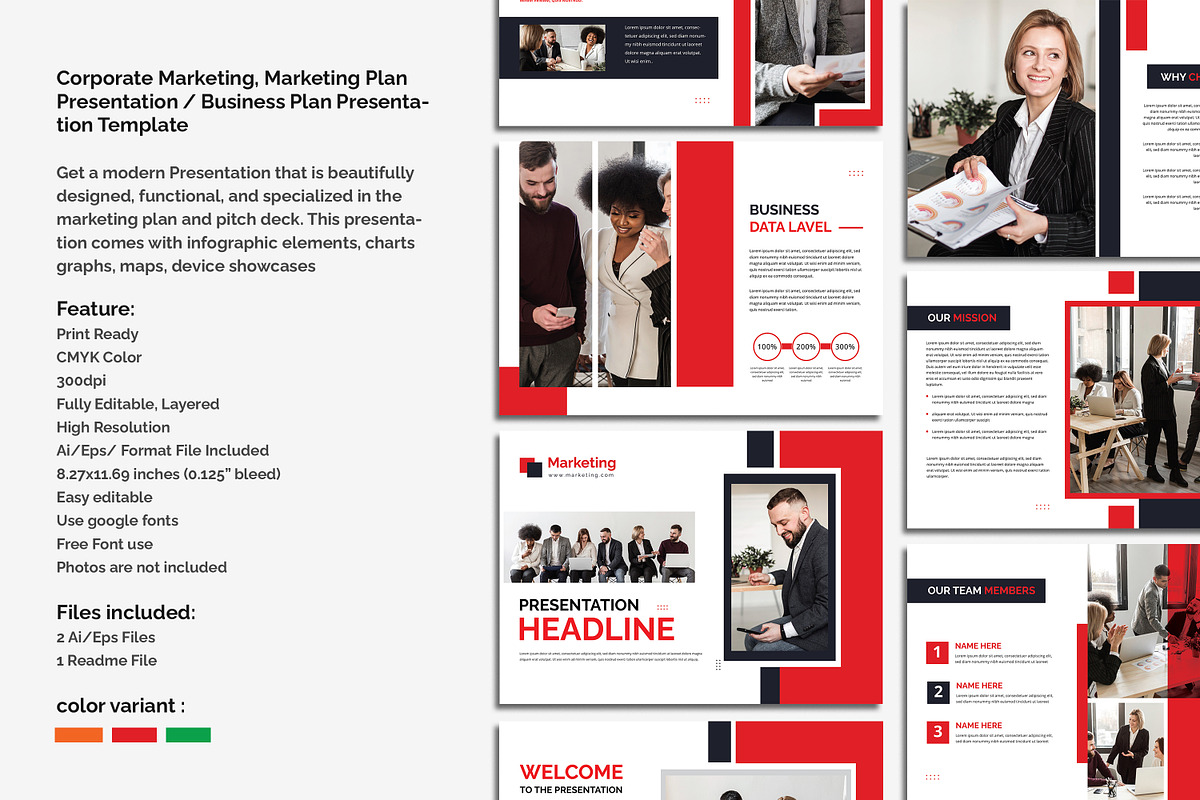 Business Plan Presentation Template, a Presentation Template by creative-mint (Photo 9 of 15)