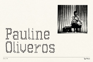 Zine TM Creative Typewriter Font