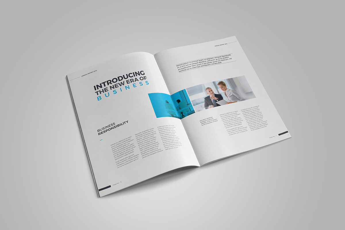 Annual Report, a Brochure Template by Elite_Standard (Photo 4 of 18)