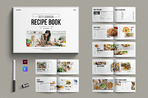 Cookbook Recipes Book Landscape