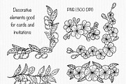 Cherry Blossom Line Art, a Seasonal Illustration by Iryna Mel (Thumbnail 5 of 10)