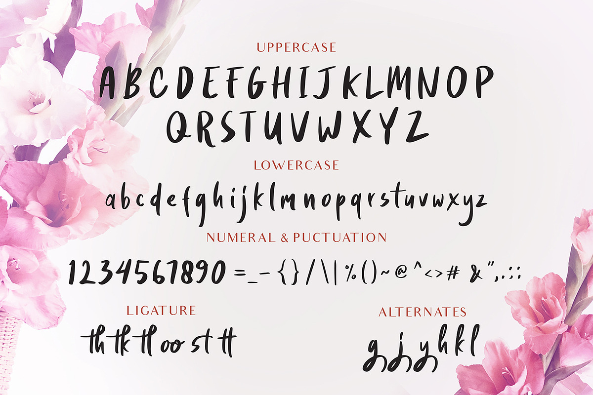 Rosydit - Handlettered Script Font preview 4