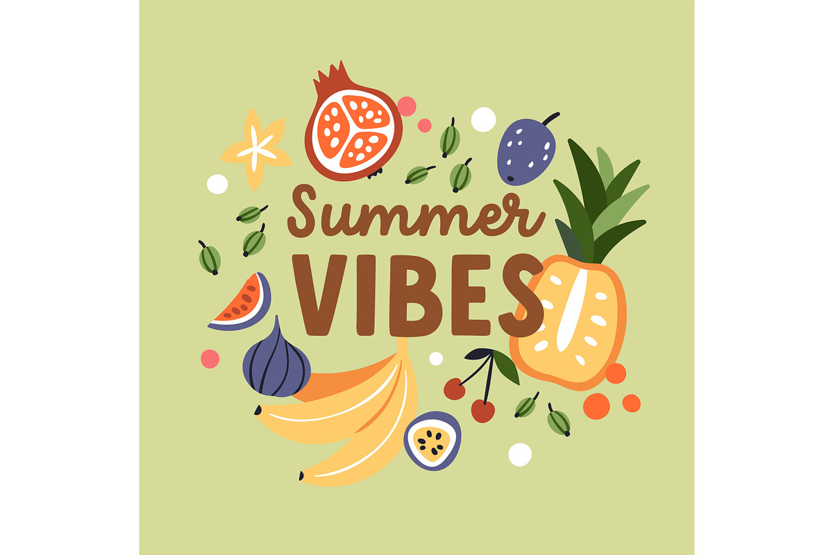 Seasonal summer card templates set, a Decorative Illustration by Good Studio (Photo 4 of 6)