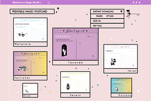 Magic Postcard | Digital Product