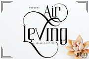 Air Leving, a Serif Font by Bramcreative (Thumbnail 7 of 10)