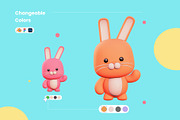 3D Animal Character Pack Vol 2, an Animal 3D Model by Algrafika_Official (Thumbnail 4 of 6)