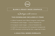 SALE! DOUBLE-EXP & GOLD WORDS SET 3, a Social Media Template by Illumineer Media & Design (Thumbnail 4 of 5)