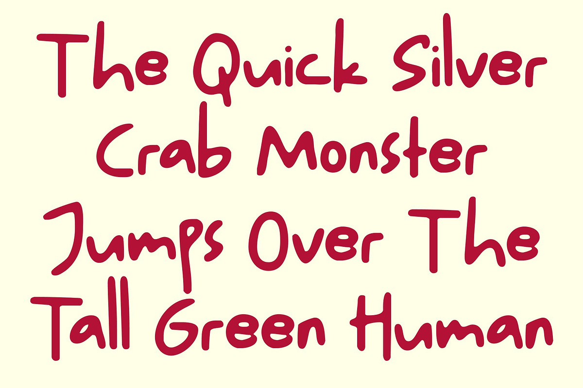 CS Wantage Drawn, a Handwritten Font by Craft Supply Co. (Photo 4 of 8)