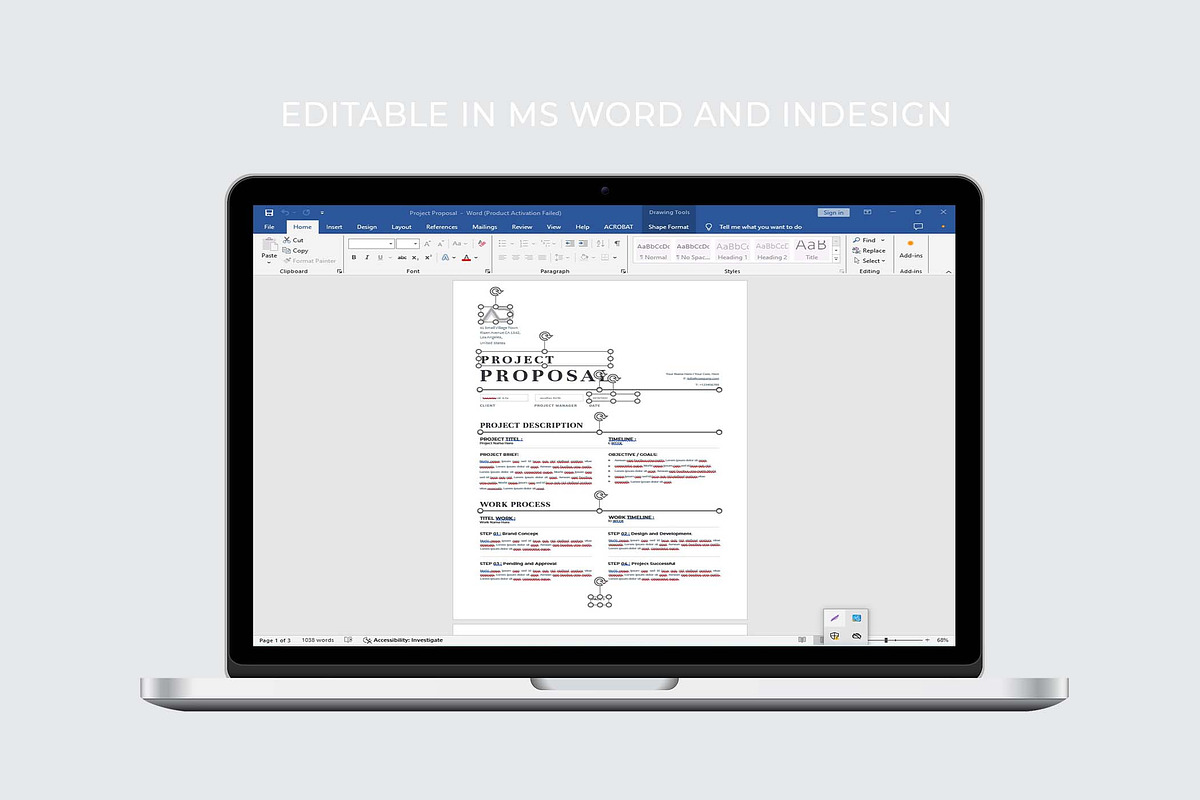 Proposal | MS Word & Indesign, a Stationery Template by design_hut (Photo 7 of 7)