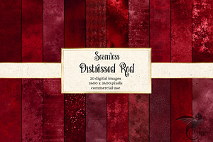 Seamless Distressed Red Textures