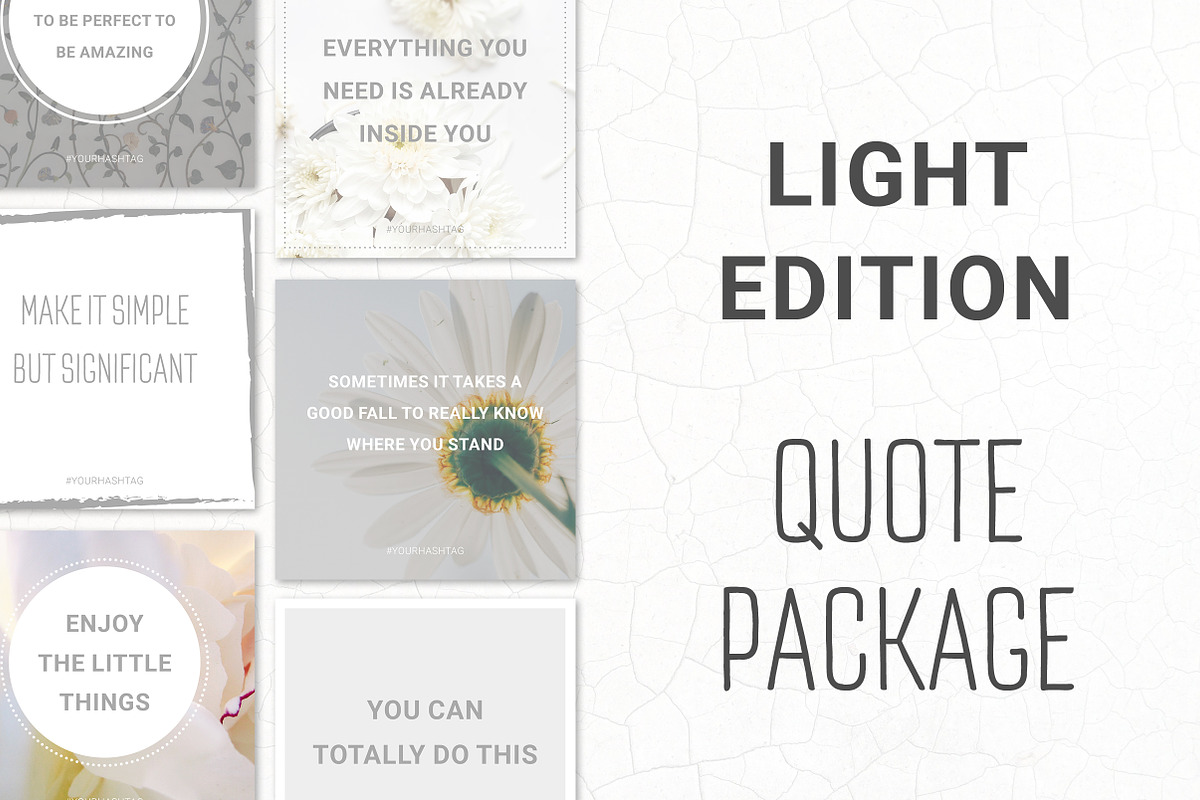 Social Media Quotes - Light Edition, a Social Media Template by Annemiek van Luinen (Photo 1 of 6)