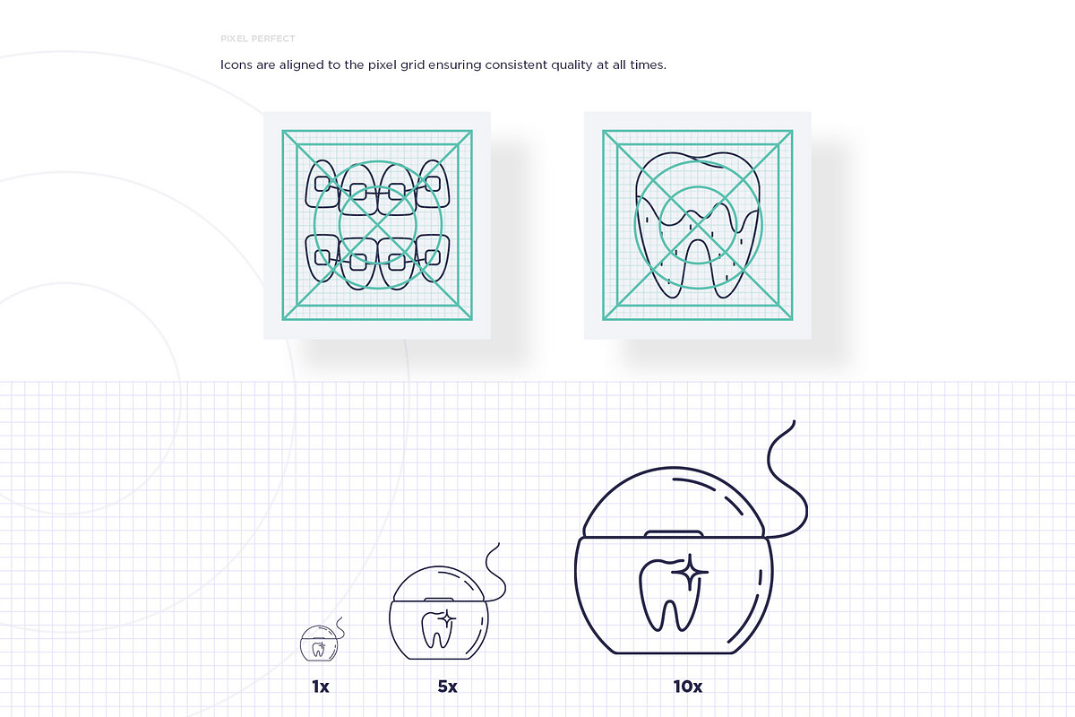 Dentist | 32 Icons Set Hand Drawn, an Outline Icon by Marina Silence (Photo 9 of 17)