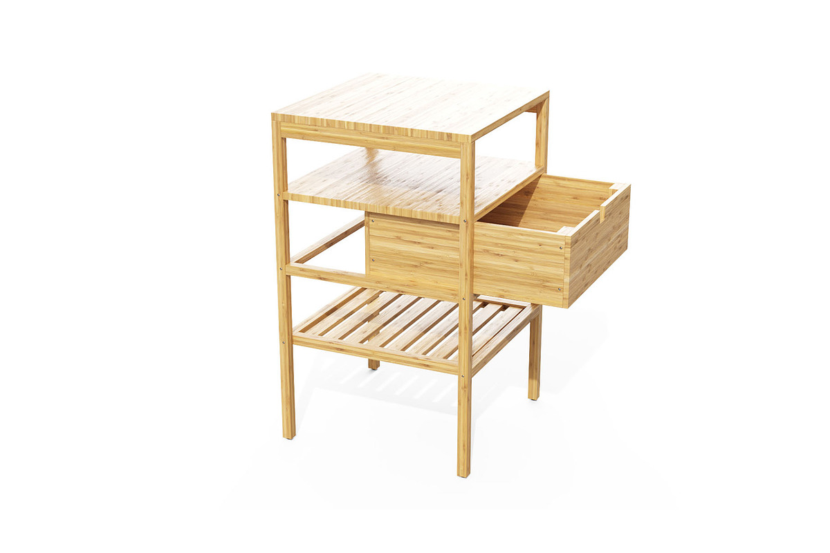 Bedside Table - IKEA NORDKISA, a Furniture 3D Model by 3DCargo (Photo 19 of 26)