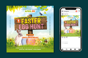 Easter Flyer PSD