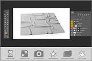 Square Scarf Mockup PSD, an Advertising Mockup by Bruno's Shop (Thumbnail 3 of 4)