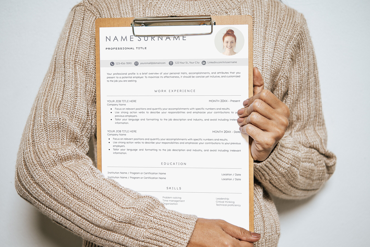 US Federal Resume Template, a Resume Template by OkiDocs Resume Templates (Photo 9 of 9)