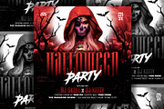 Halloween Party Flyer, a Flyer Template by AyumaDesign (Thumbnail 3 of 3)