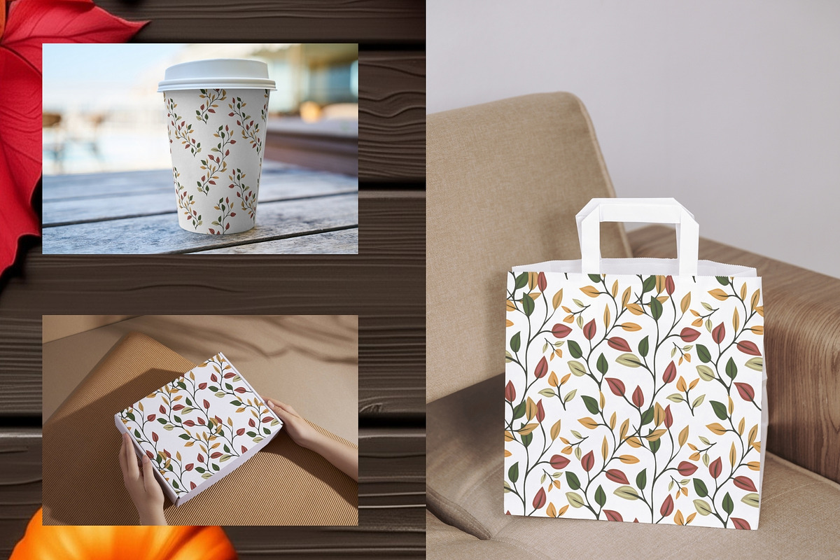 Minimalist Autumn:Patterns & Clipart, a Pattern Graphic by Elatedowl (Photo 12 of 13)