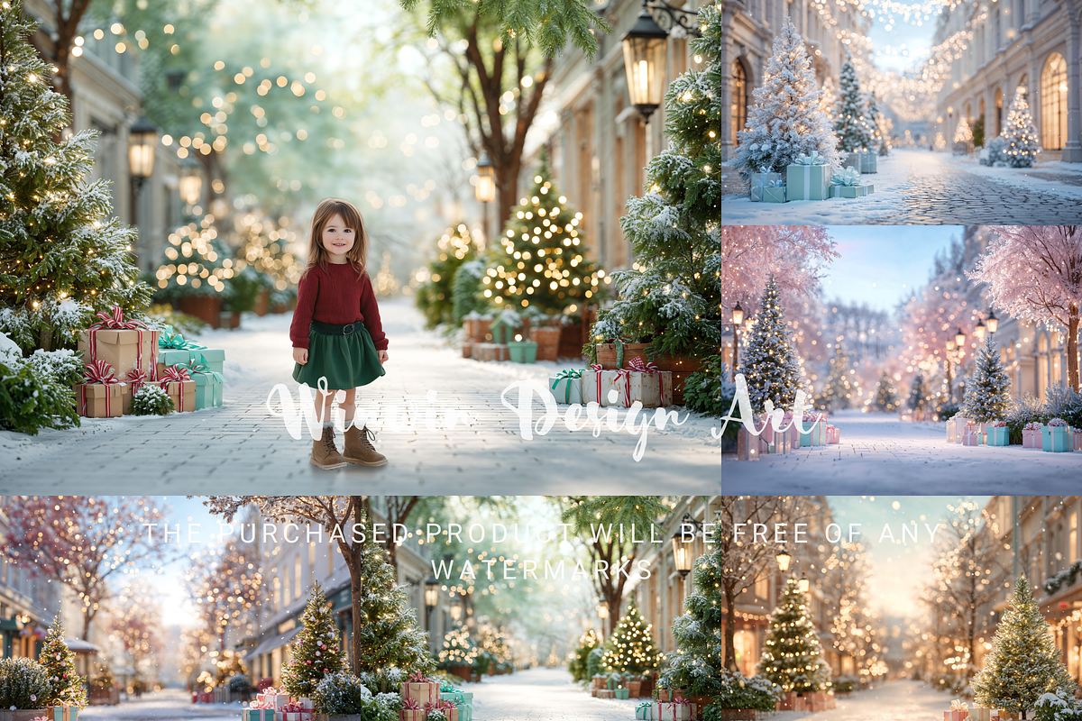 Pastel Presents and Christmas, a Background Photo by Winwin Design Art (Photo 3 of 9)