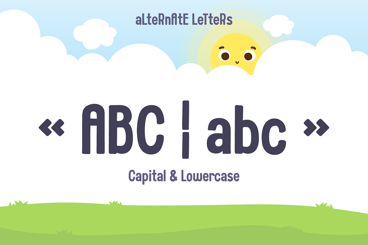Childling Display Font, a Script Font by alpercakici (Photo 6 of 11)
