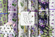 SPRING FLOWERS Watercolor Collection, a Decorative Illustration by Inna Sinano (Thumbnail 8 of 11)