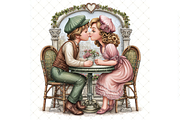 Romantic Couple Clipart JPG, a Person Illustration by Memories By Lea (Thumbnail 16 of 18)