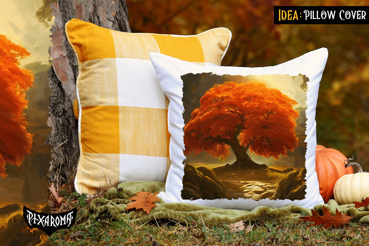 100 Fantasy Trees - Oil Painting Art, an Illustration by pixaroma (Photo 15 of 18)
