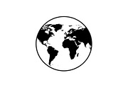 World Map Globe Vector Icon Bundle, an Illustration by Designs_River (Thumbnail 7 of 51)
