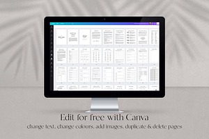 KDP Canva Template Self Care Journal