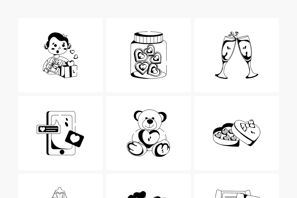 Animated Love and Wedding Icons, a Duotone Icon by Prosymbols (Photo 12 of 14)