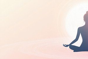 Meditating Person, Inner Peace, a Healthcare Illustration by Virgo Studio