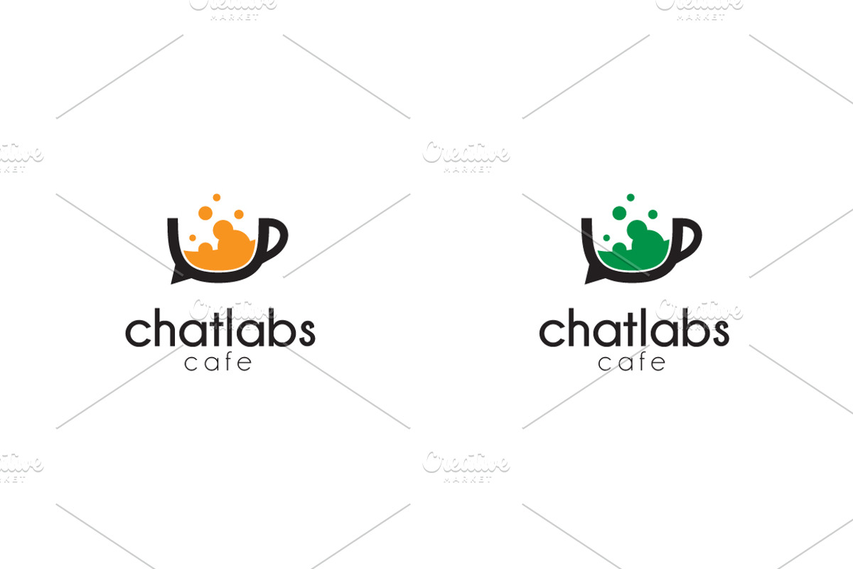 ChatLabs Cafe Logo, a Branding & Logo Template by Sahade Studio (Photo 2 of 5)