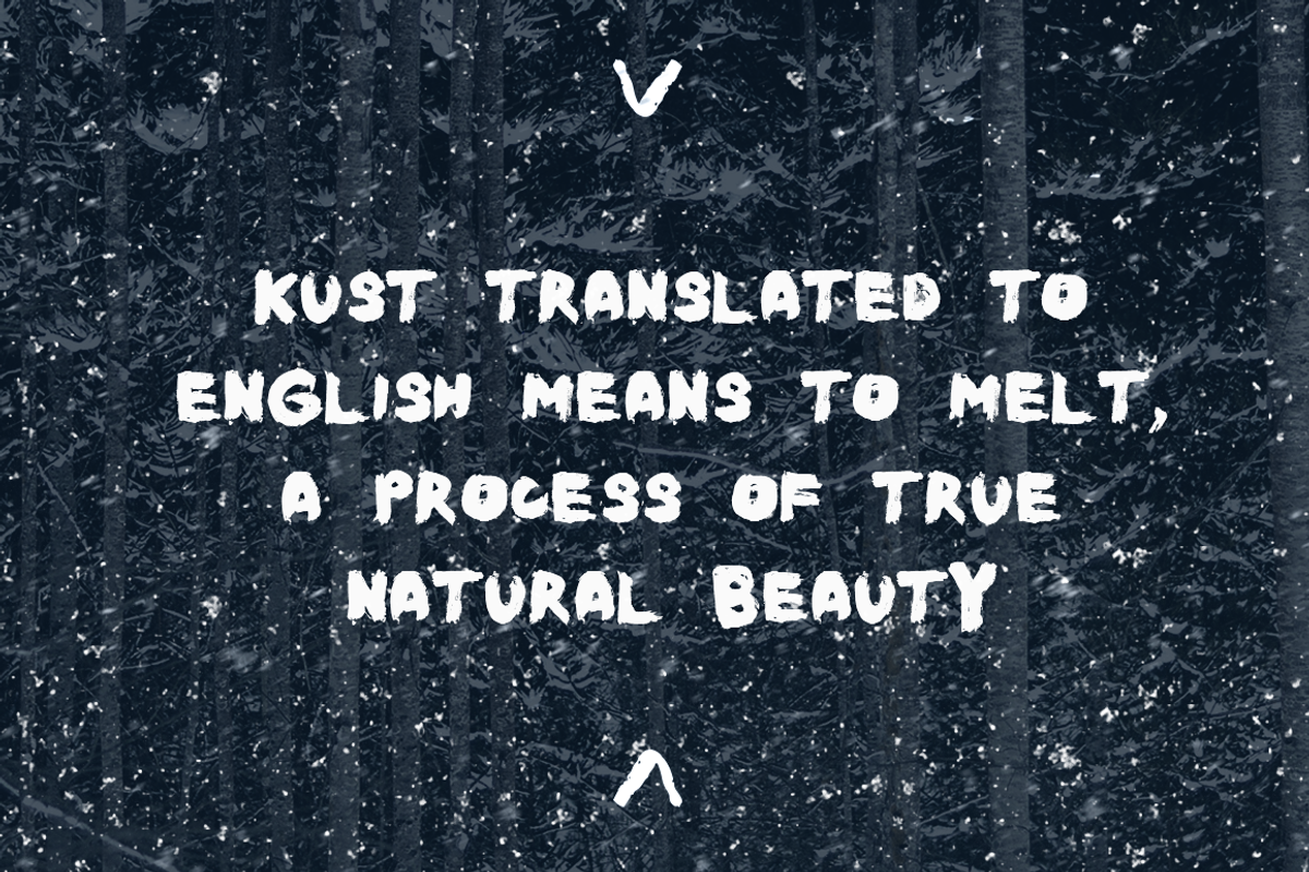 Kust Extended Brush Font preview 2