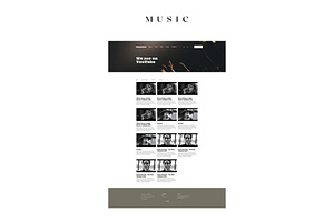 Musician Website For Squarespace