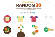 RANDOM 30 Icon Set, an Icon by SUBCUTANEO STORE (Thumbnail 3 of 4)