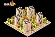 Vector isometric world map elements, an Object Illustration by tele52 (Thumbnail 8 of 39)