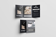 A5 Trifold Brochure Mockup, a Print Template by AKMAL STUDIO (Thumbnail 2 of 10)