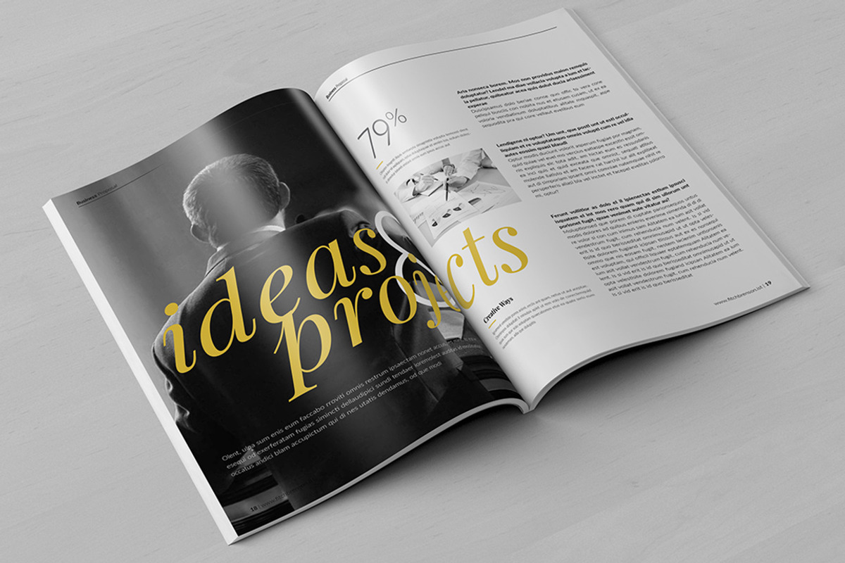 Creative Brochure (Proposal), a Brochure Template by Kovalski (Photo 8 of 11)