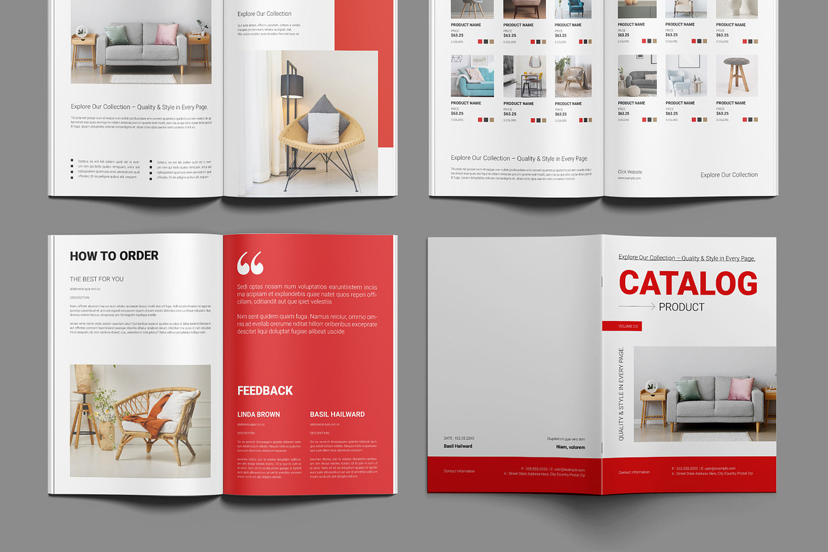 Product Catalog Brochure, a Magazine Template by ClickPaint_Studio (Photo 4 of 4)