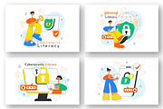 10 Cybersecurity Literacy, a Technology Illustration by denayunebgt (Thumbnail 3 of 4)