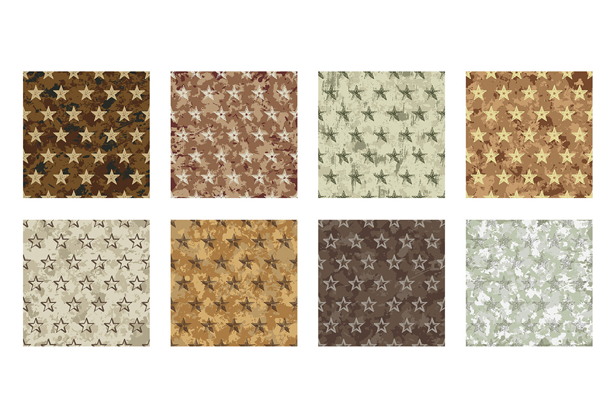 Vector seamless starry patterns, a Pattern Graphic by Iryna Denysova (Photo 5 of 8)