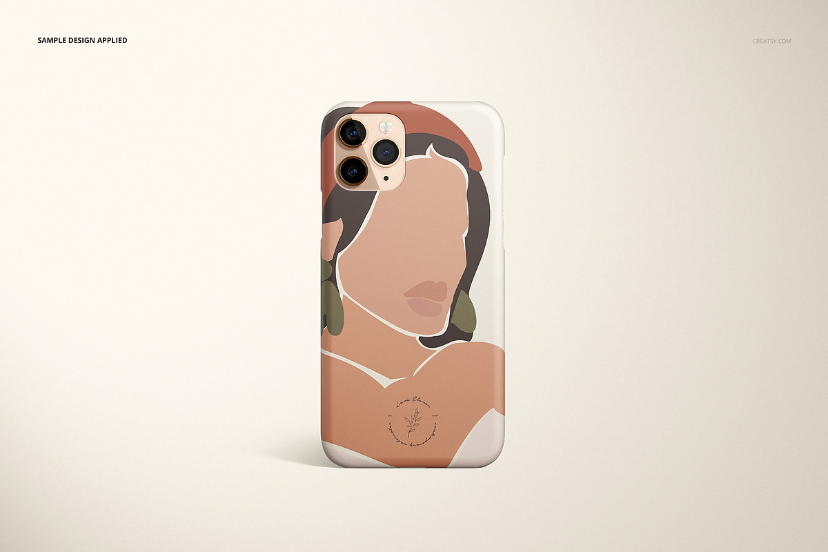 iPhone 11 Pro Matte Snap Case Mockup, an iPhone Mockup by creatsy5 (Photo 6 of 23)