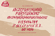 BAD BRUSH - It's A Simple Brush Font, a Font by Gassstype (Thumbnail 8 of 8)