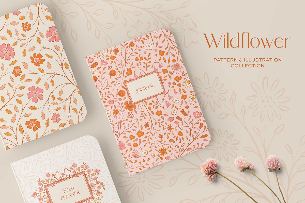 Wildflower Patterns & Illustrations, a Decorative Illustration by Eclectic Anthology (Photo 10 of 11)