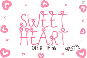 Sweetheart | Decorative font, a Handwritten Font by LivelyAutumn11.11