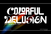 Maritime Network - Psychedelic Font, a Sans Serif Font by 177Studio (Thumbnail 5 of 8)