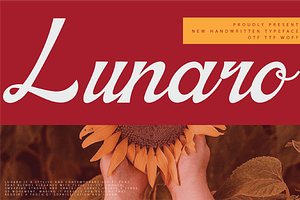 Lunaro - Handwritten Script Font